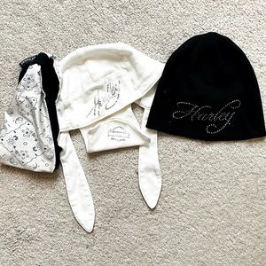 Harley hat headband bling bundle